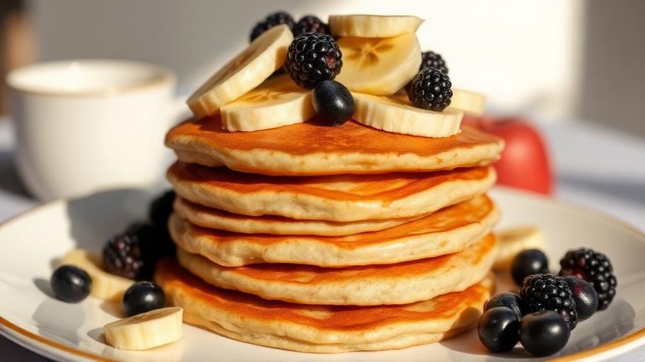Panqueca de Banana e Aveia